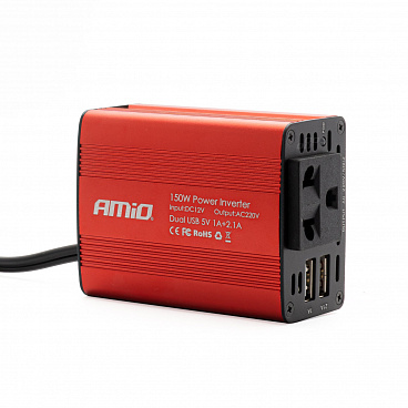 Spannungswandler 12V/230V 150W/300W 2xUSB