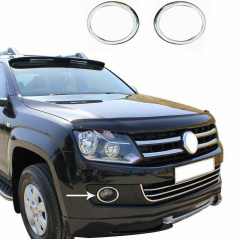 Nebelscheinwerferabdeckungen aus Edelstahl für den VW Amarock