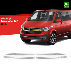 Obere Frontmaske aus Edelstahl für den VW T 6.1 2020+