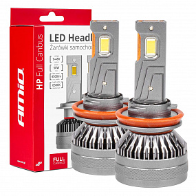 LED-Hauptscheinwerferlampen H8/H9/H11/H16 HP Serie Full Canbus AMiO-03677