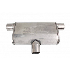 Mittlerer hinterer Schalldämpfer 76mm TurboWorks LT 409SS 355mm
