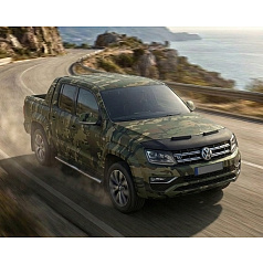 Motorhauben-Frontblende schwarz VW Amarok 2010-22