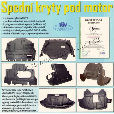 ŠKODA MOTORABDECKUNG UNTEN ŠKODA MOTORABDECKUNG UNTEN