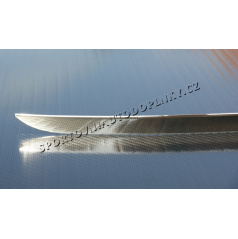 Untere Kofferraumschiene aus EDELSTAHL, verchromt, OMTEC (Omsa-Linie) – Nissan Juke