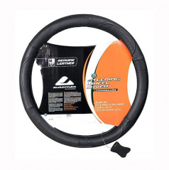 Lenkradbezug 100 % Leder 37-39 cm schwarz