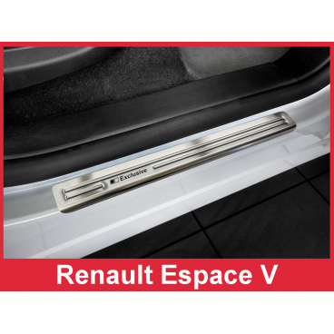 Einstiegsleisten aus Edelstahl, 4 Stück, Renault Espace 5 2014-16 Einstiegsleisten aus Edelstahl, 4 Stück, Renault Espace 5 2014-16