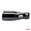 Sport-Edelstahl-Endstück Dual 2x63 mm schwarz