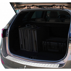 Edelstahl-Heckstoßstangenkantenabdeckung Hyundai i30 2012-17 Kombi