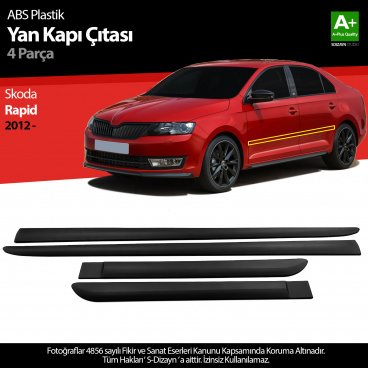 Seitenschutzbügel aus Kunststoff Škoda Rapid 2012+