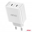 Netzladegerät 2xUSB-C 40W Quick Charge 230V AMiO-03892