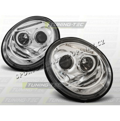 VW NEW BEETLE 1998–05 KLARES VORDERE LICHT ANGEL EYES CHROM