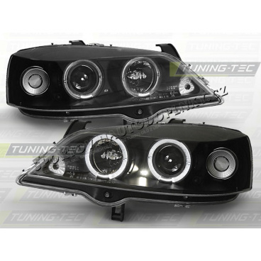 OPEL ASTRA G 1997-04 ANGEL EYES SCHWARZE FRONTKLARE LICHTER OPEL ASTRA G 1997-04 ANGEL EYES SCHWARZE FRONTKLARE LICHTER