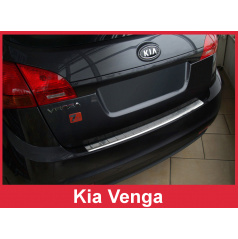 Edelstahlabdeckung zum Schutz der Schwelle der hinteren Stoßstange Kia Venga 2009-13