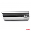 Sportliches Edelstahl-Auspuffrohr rund 51 mm