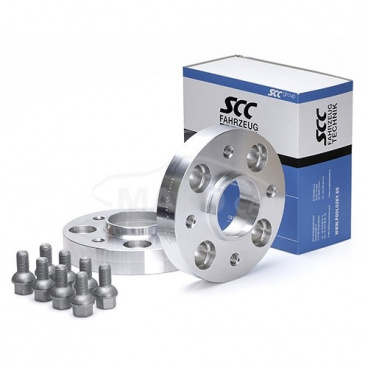 SCC Duraluminium-Unterlegscheiben (mit Homologation) für Achsverlängerung inklusive Zubehör