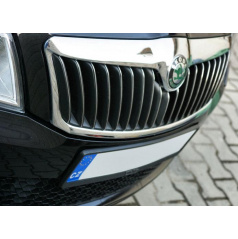 Chrom-Maskenfüller aus EDELSTAHL – OMSA LINE Škoda Octavia II Facelift 09-12