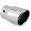 Auspuffblende aus Edelstahl rund 89 mm