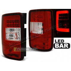 VW Caddy 2003-03.14 Rückleuchten rot weiß LED BAR