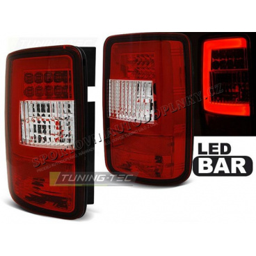 VW Caddy 2003-03.14 Rückleuchten rot weiß LED BAR