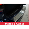 Edelstahl-Abdeckungsset – Schwellenschutz für die hintere Stoßstange + Türschwellenschutzleisten für Mazda 6 Kombi 2012–16