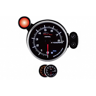 Depo PK 115mm Uhr - Drehzahlmesser 8000 Diesel