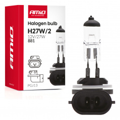 Halogenlampe H27W/2 881 PGJ13 12V 27W AMIO-04413