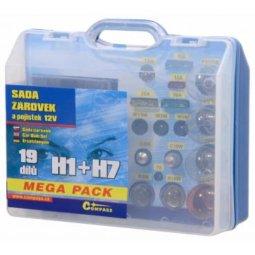 Glühbirnen Ersatz 12V Servicebox Mega H1+H7+Sicherungen