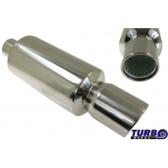 TurboWorks Round Tip II Sportauspuff (76 mm Einlass)