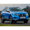 Edelstahlabdeckung – schwarzer Schwellenschutz für die hintere Stoßstange Nissan Qashqai II FL 2017