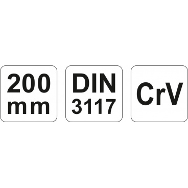 Rollgabelschlüssel 200 mm CrV Rollgabelschlüssel 200 mm CrV