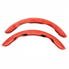 Lenkrad-Seitenverkleidung 36-38 cm rot Alcantara