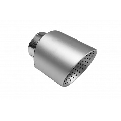 Endstück des Schalldämpfers 114mm Eingang 67mm Gebürstet