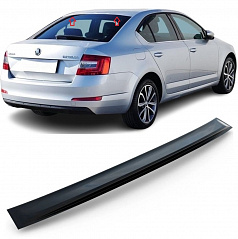 Dachverlängerung – Dachspoiler für Škoda Octavia III 2013–19 Liftback, Schwarz glänzend
