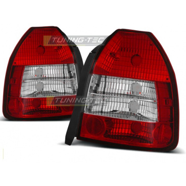 Honda Civic 09.95-02.01 3D-Rückleuchten rot weiß Honda Civic 09.95-02.01 3D-Rückleuchten rot weiß