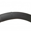 Schwarzer Lederlenkradbezug 42 cm