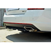 Mittelspoiler für Heckstoßstange für Skoda Octavia RS Facelift Mk3, Maxton Design (glänzend schwarzer ABS-Kunststoff)