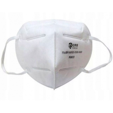 Atemschutzmaske mit Schutzfilter KN95 FPP2 weiß