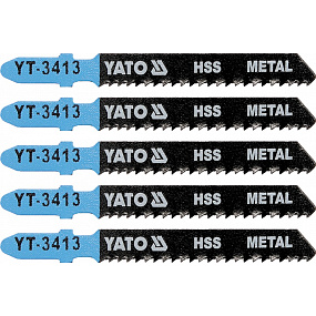 Sägeblatt für geradlinige Metallsäge Typ T 12TPI, Satz à 5 Stück