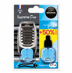 Lufterfrischer AROMA CAR SUPREME DUO AQUA