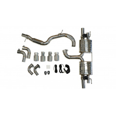 CatBack-Auspuffanlage Audi TT TTS MK2 8J Quattro 2.0T Aktivní