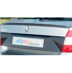 Škoda Rapid Limousine – Milotec-Spoiler – hinten, ABS schwarz metallic