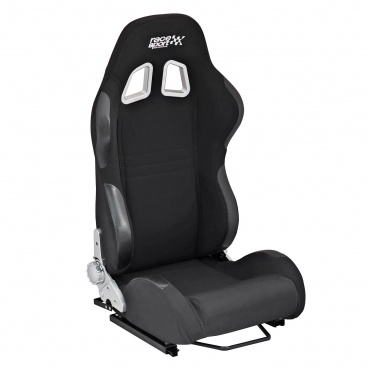 Sportlich verstellbarer Sitz Race Sport Stoff schwarz