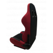 Sportverstellbarer Sitz A1 RACING ROT/SCHWARZ 2 Stk
