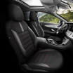 OTOM LIMITED 101 BLACK/RED 3-ZIP Autositzbezug-Set