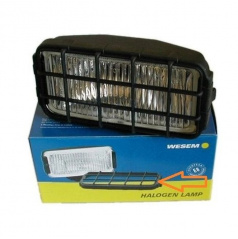 Ersatz schwarze Lichtabdeckung Wesem mit den Abmessungen 180x86 mm