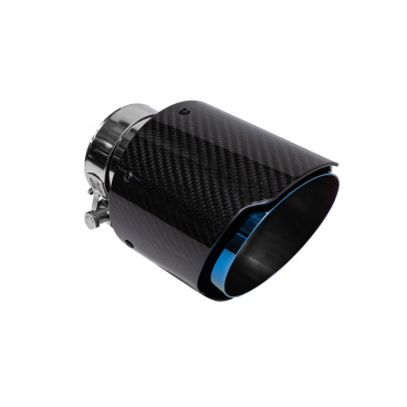 Endrohr 114mm Eingang 76mm Carbon Gloss