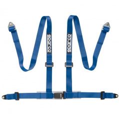 4 - Punkt. Sicherheitsgurt Sparco blau - E-Homologation