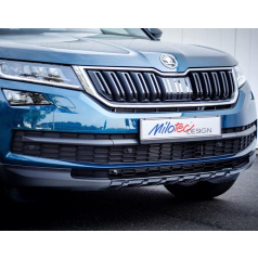 Schutzleiste der vorderen Stoßstange – glänzend schwarzer „Klavierlack“ – Škoda Kodiaq