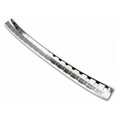 Edelstahlabdeckung - Schwellenschutz für die hintere Stoßstange Volkswagen Polo VI 2017-20