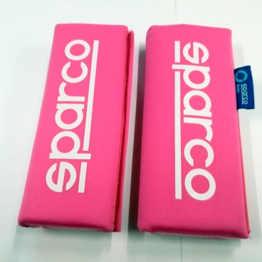 Sparco Kinder-Sicherheitsgurtbezüge, Rosa, 2 Stück